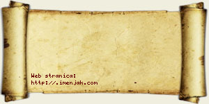 Miljana Bursać vizit kartica